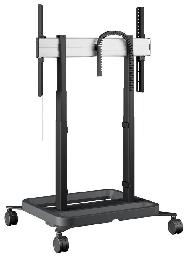 Vogels RISE Elektrický pojízdný TV lift, prémiová kolečka, rychlost 80 mm/s černý