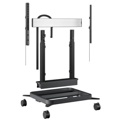 Vogels RISE Elektrický pojízdný TV lift, prémiová kolečka, rychlost 80 mm/s černý