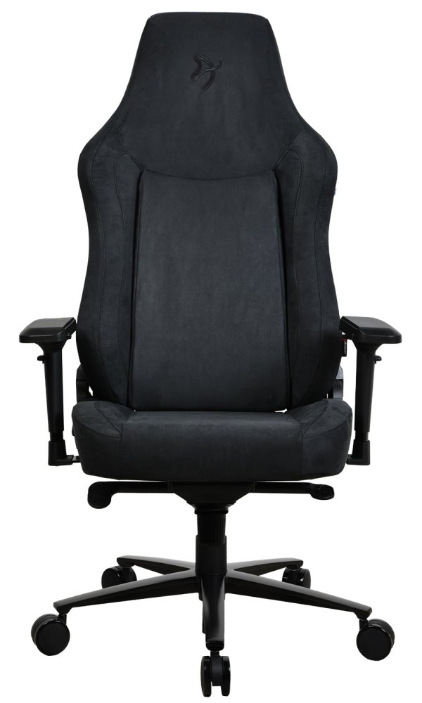 AROZZI herní židle VERNAZZA XL Supersoft Pure Black/ látkový povrch/ černá