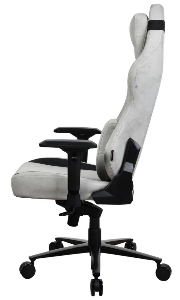 AROZZI herní židle VERNAZZA XL Supersoft Light Grey/ látkový povrch/ světle šedá