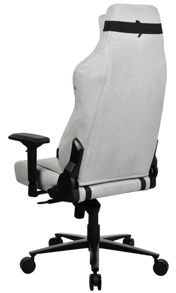 AROZZI herní židle VERNAZZA XL Supersoft Light Grey/ látkový povrch/ světle šedá