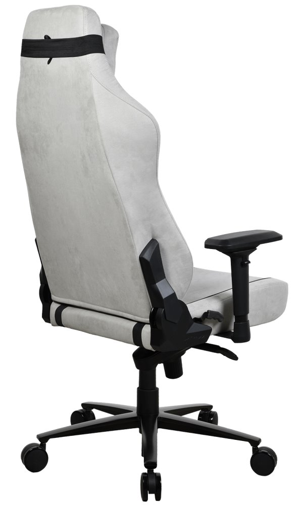 AROZZI herní židle VERNAZZA XL Supersoft Light Grey/ látkový povrch/ světle šedá