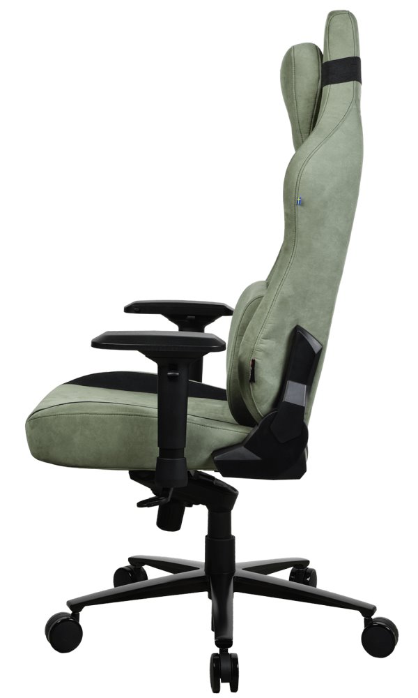 AROZZI herní židle VERNAZZA XL Supersoft Forest/ látkový povrch/ lesní zelená