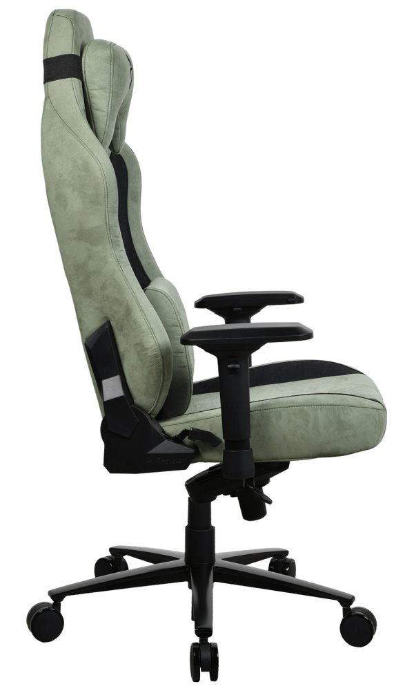 AROZZI herní židle VERNAZZA XL Supersoft Forest/ látkový povrch/ lesní zelená