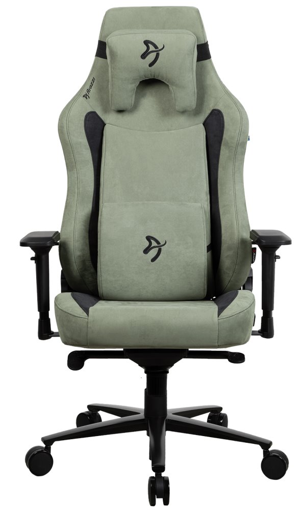 AROZZI herní židle VERNAZZA XL Supersoft Forest/ látkový povrch/ lesní zelená