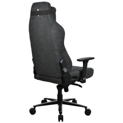 AROZZI herní židle VERNAZZA XL SoftFabric Dark Grey/ látkový povrch/ tmavě šedá