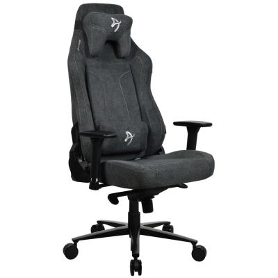 AROZZI herní židle VERNAZZA XL SoftFabric Dark Grey/ látkový povrch/ tmavě šedá