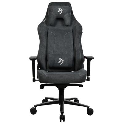 AROZZI herní židle VERNAZZA XL SoftFabric Dark Grey/ látkový povrch/ tmavě šedá