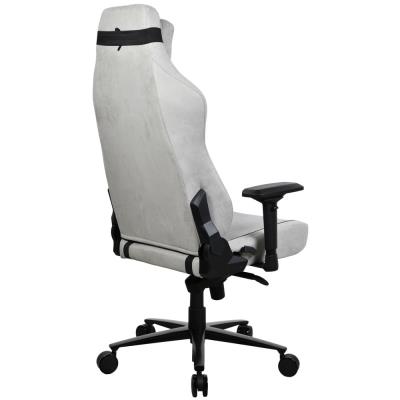 AROZZI herní židle VERNAZZA XL Supersoft Light Grey/ látkový povrch/ světle šedá