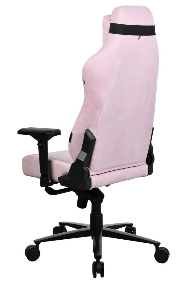 AROZZI herní židle VERNAZZA Supersoft Fabric Pink/ látkový povrch/ růžová