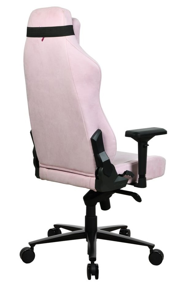 AROZZI herní židle VERNAZZA Supersoft Fabric Pink/ látkový povrch/ růžová