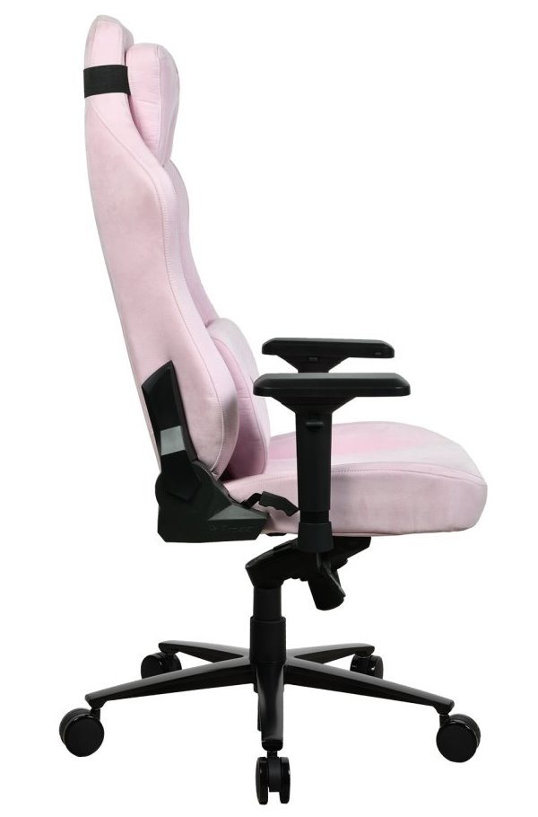 AROZZI herní židle VERNAZZA Supersoft Fabric Pink/ látkový povrch/ růžová