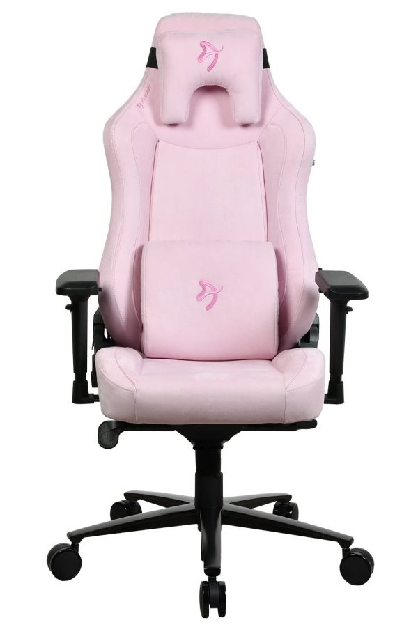 AROZZI herní židle VERNAZZA Supersoft Fabric Pink/ látkový povrch/ růžová