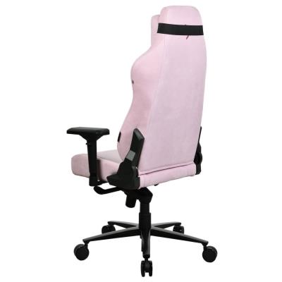 AROZZI herní židle VERNAZZA Supersoft Fabric Pink/ látkový povrch/ růžová