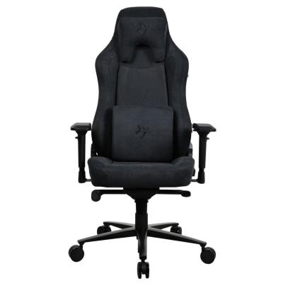AROZZI herní židle VERNAZZA Supersoft Pure Black/ látkový povrch/ černá