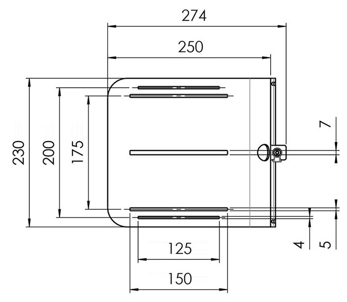 Vogels Držák videokonferenční kamery na elektrické stojany RISE černý