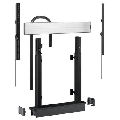 Vogels RISE Elektrický TV lift s montáží podlaha-stěna, rychlost 80 mm/s černý