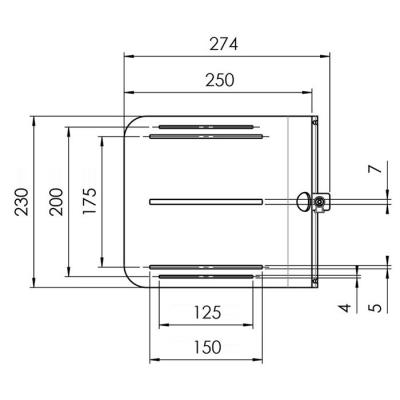 Vogels Držák videokonferenční kamery na elektrické stojany RISE černý