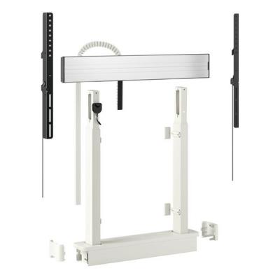 Vogels RISE Elektrický TV lift s montáží podlaha-stěna, rychlost 80 mm/s bílý