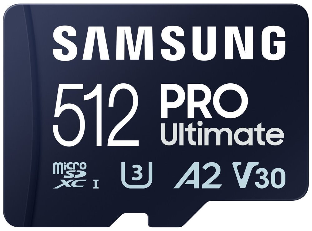 SAMSUNG PRO Ultimate MicroSDXC 512GB + USB Adaptér / CL10 UHS-I U3 / A2 / V30