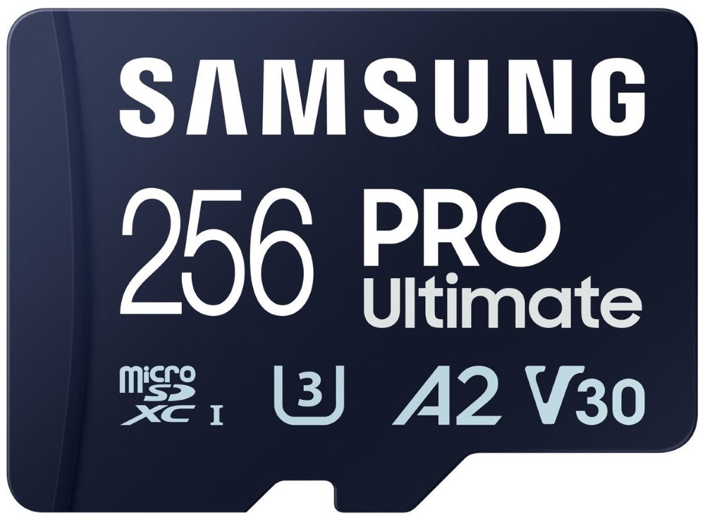 SAMSUNG PRO Ultimate MicroSDXC 256GB + USB Adaptér / CL10 UHS-I U3 / A2 / V30