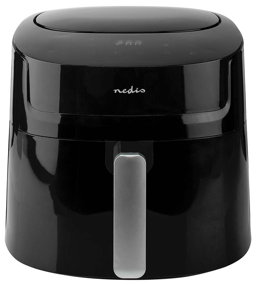 NEDIS multifunkční horkovzdušná fritéza/ objem 7,2 L/ 240 min. časovač/ 8 přednastavených programů/ výkon 1800 W/ černá