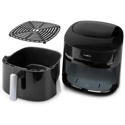 NEDIS multifunkční horkovzdušná fritéza/ objem 7,2 L/ 240 min. časovač/ 8 přednastavených programů/ výkon 1800 W/ černá