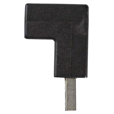 NEDIS adaptér USB 2.0/ zástrčka USB-A - zásuvka USB-A zásuvka/ 480 Mbps/ kulatý/ poniklovaný/ PVC/ černý/ blistr