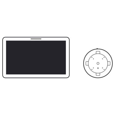 Ubiquiti Connect Display - Dotykový Full HD displej, 21,5", UniFi Connect, napájení PoE++