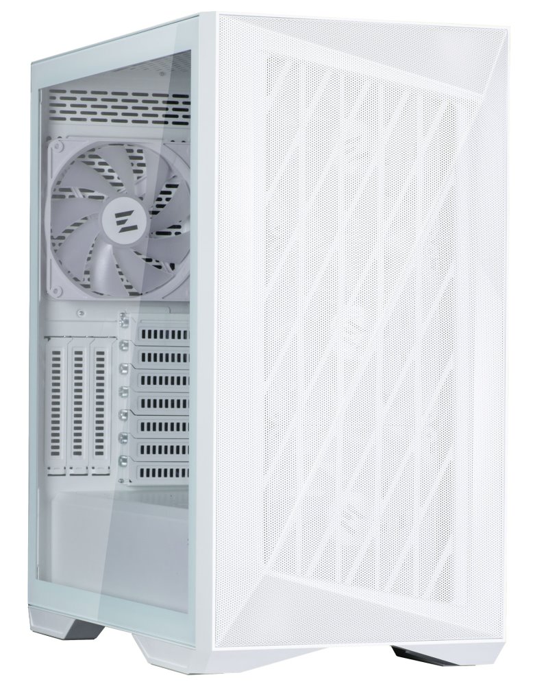 Zalman skříň Z9 Iceberg white / Middle tower / ATX / 4x140mm fan ARGB / temperované sklo / bílá
