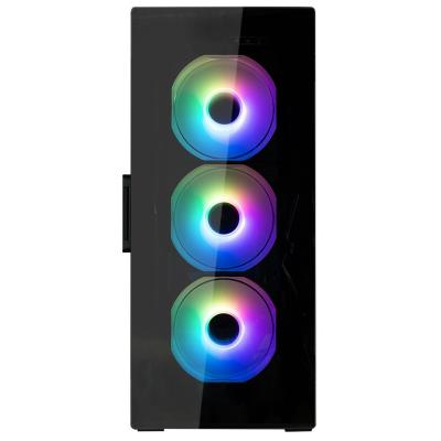 Zalman skříň I3 Neo / middle tower / ATX / 4x120 ARGB fan / 2xUSB 3.0 / 1xUSB 2.0 / skl. přední panel i bočnice / černá