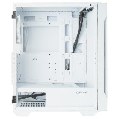 Zalman skříň I3 Neo / middle tower / ATX / 4x120 ARGB fan / 2xUSB 3.0 / 1xUSB 2.0 / skl. přední panel i bočnice / bílá