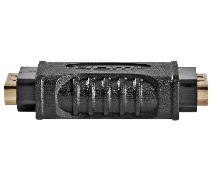 NEDIS adaptér HDMI/ zásuvka HDMI - zásuvka HDMI/ pozlacené konektory/ přímý/ černý/ box