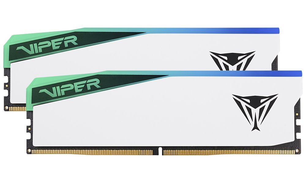 PATRIOT VIPER ELITE 5 WHITE RGB 96GB DDR5 6000MHz / DIMM / CL42 / Kit 2x 48GB