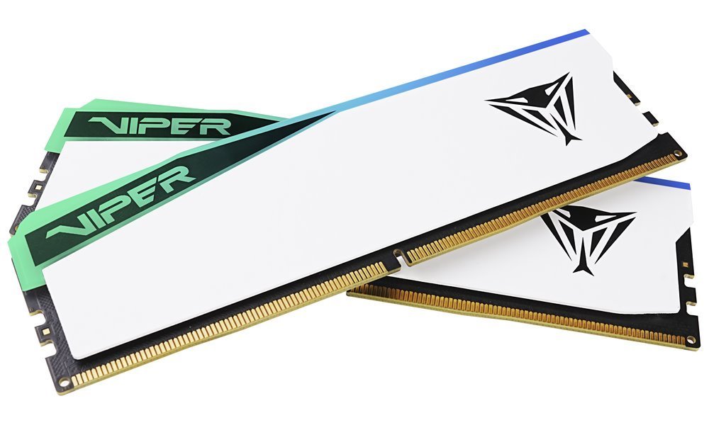 PATRIOT VIPER ELITE 5 WHITE RGB 96GB DDR5 6000MHz / DIMM / CL42 / Kit 2x 48GB