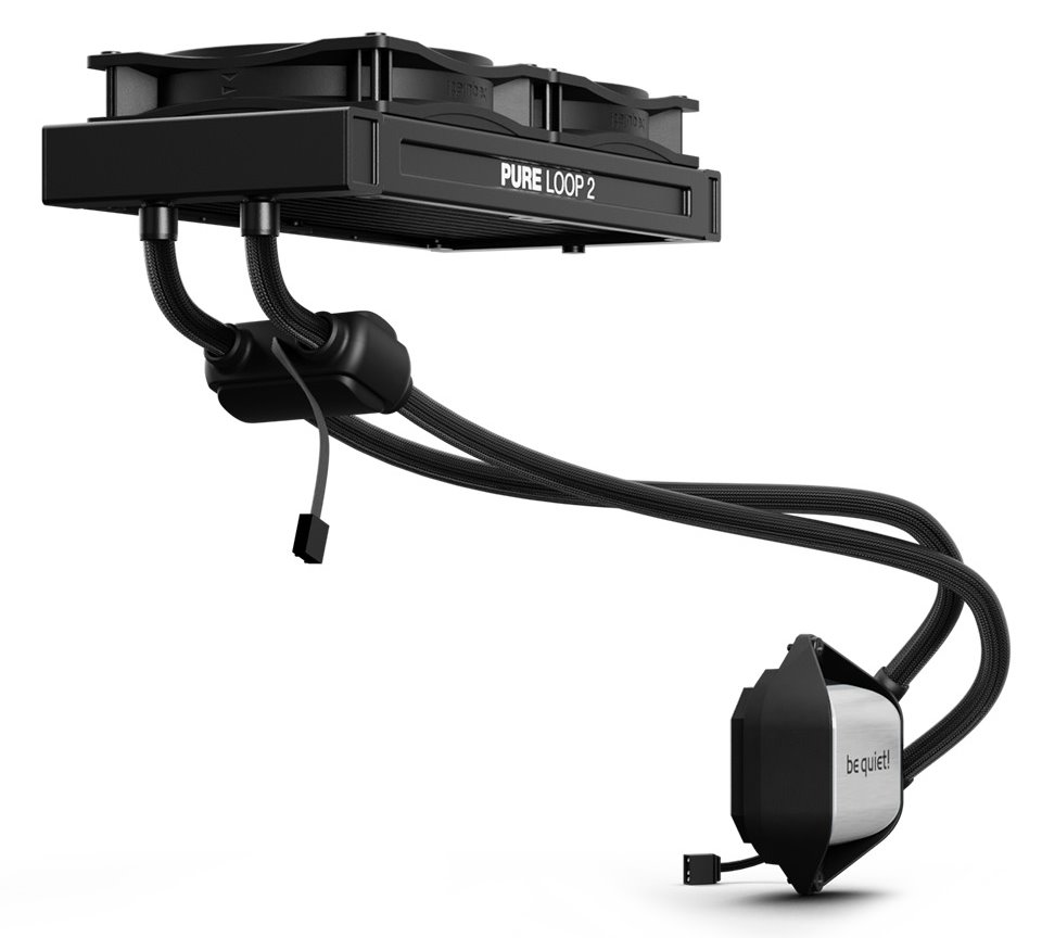 Be quiet! Pure Loop 2 vodní chladič CPU ARGB 280mm / 2x140mm / Intel 1700 / 1200 / 1150 / 1151 / 1155 / AMD AM4 / AM5