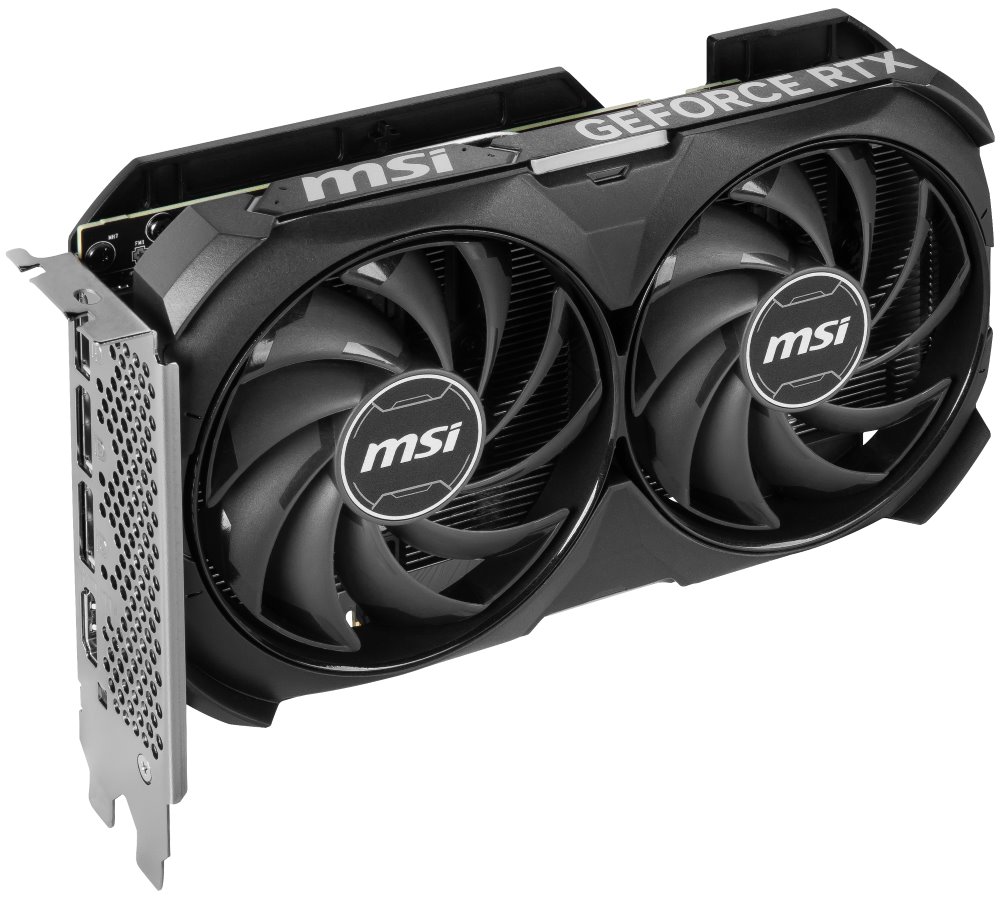 OPRAVENÉ - MSI GeForce RTX 4060 Ti VENTUS 2X BLACK 8G OC / 8GB GDDR6 / PCI-E / 3x DP / HDMI