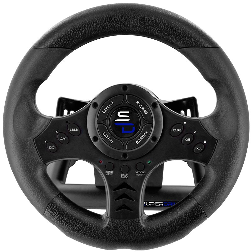 POŠKOZENÝ OBAL - SUPERDRIVE Sada volantu a pedálů SV450/ PS4/ Xbox One/ Xbox Series X/S / Nintendo Switch/ PC