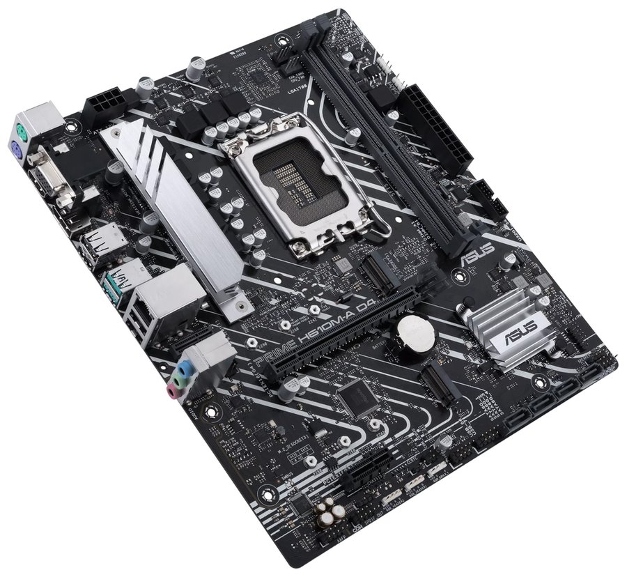 OPRAVENÉ - ASUS PRIME H610M-A D4-CSM / H610 / LGA1700 / 2x DDR4 / 2x M.2 / HDMI / DP / VGA / mATX