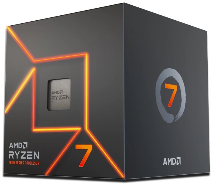 AMD Ryzen 7 7700 / LGA AM5 / max. 5,3GHz / 8C/16T / 40MB / 65W TDP / BOX vč. chladiče Wraith Prism