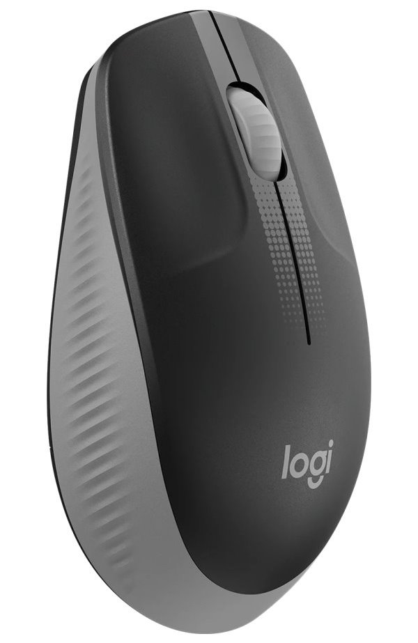 Logitech myš M190/ optická/ bezdrátová/ USB/ 3 tlačítka/ šedá/ 1000dpi