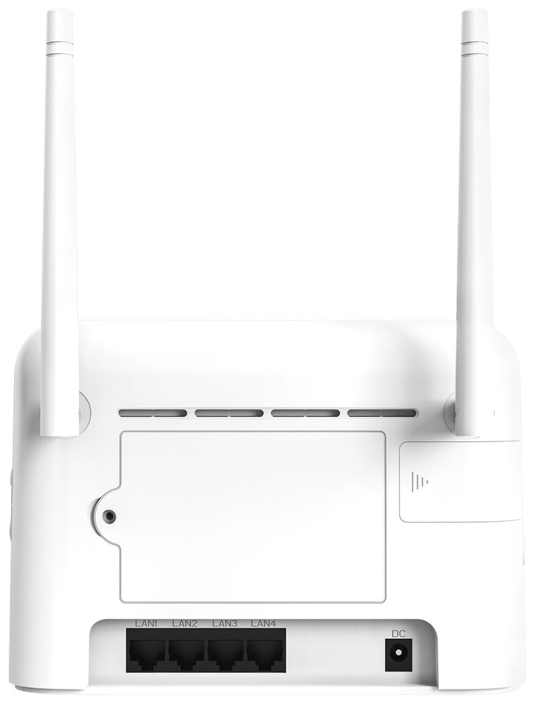 STRONG 4G LTE router 350/ Wi-Fi standard 802.11b/g/n/ 300 Mbit/s/ 2,4GHz/ 4x LAN/ 1x SIM slot/ bílý