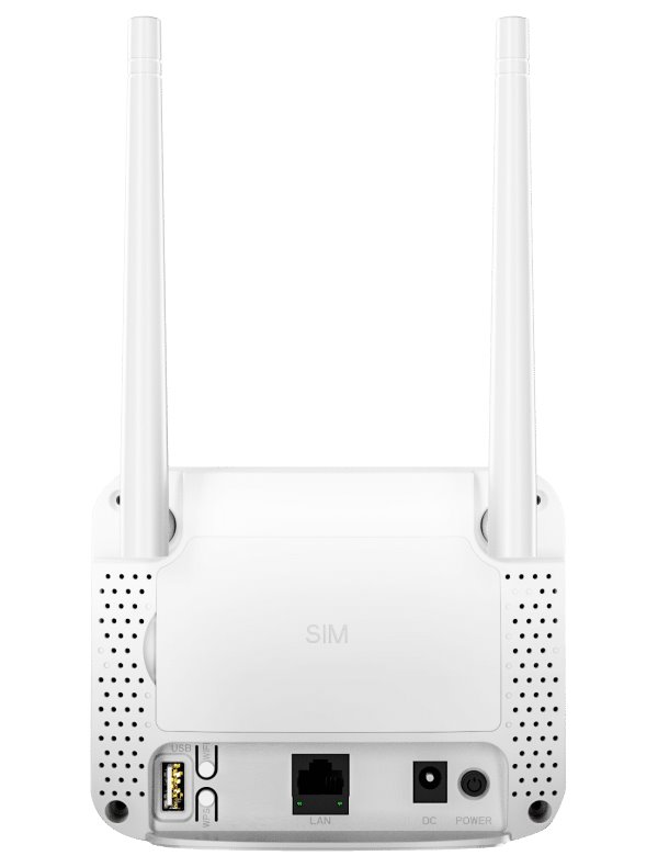 STRONG 4G LTE router 350M/ Wi-Fi standard 802.11b/g/n/ 300 Mbit/s/ 2,4GHz/ 1x LAN/ 1x SIM slot/ 2 odnímatelné antény