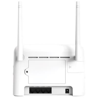 STRONG 4G LTE router 350/ Wi-Fi standard 802.11b/g/n/ 300 Mbit/s/ 2,4GHz/ 4x LAN/ 1x SIM slot/ bílý