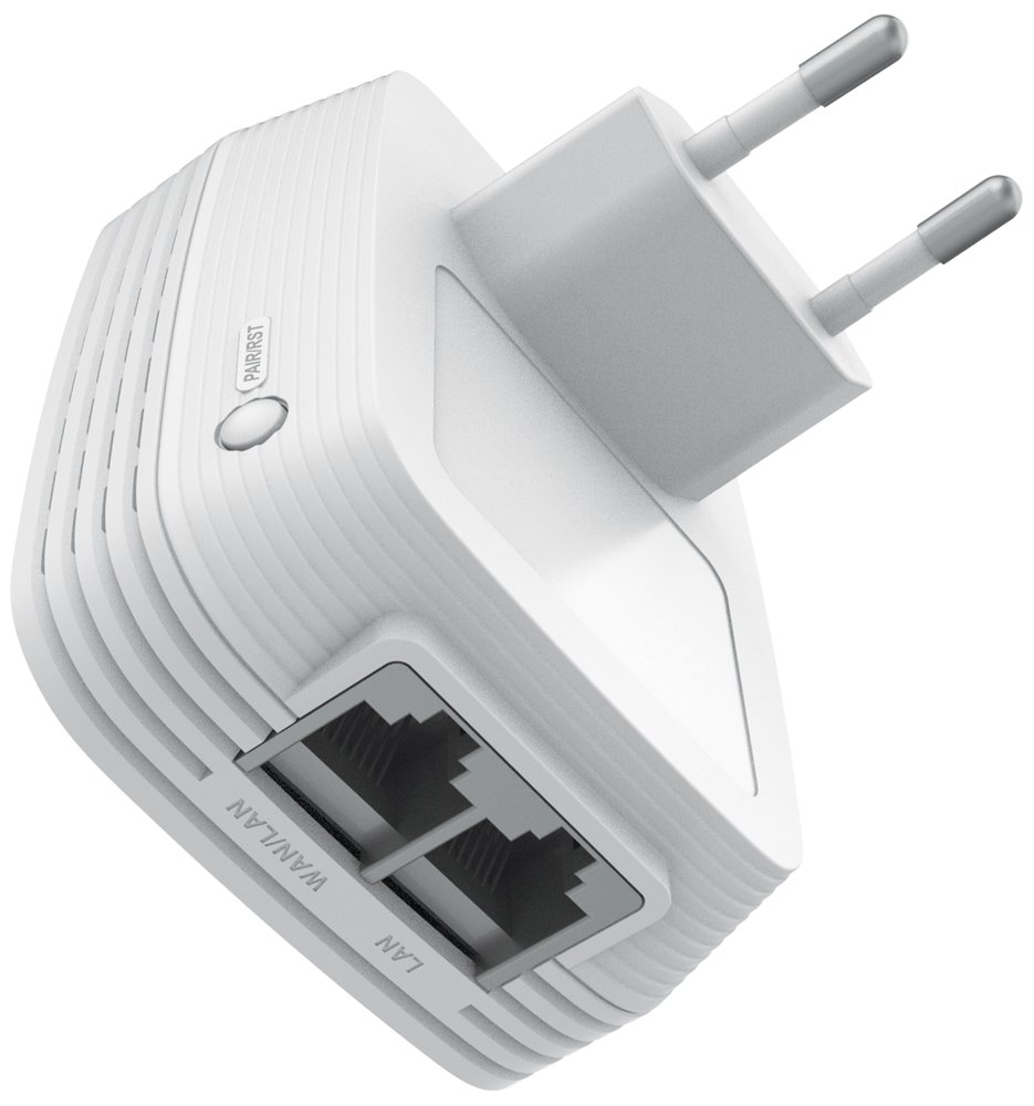 STRONG sada 2 adaptérů Powerline WF 600 DUO MINI/ Powerline 600 Mbit/s/ Wi-Fi 300 Mbit/s/ 2x LAN/ bílý
