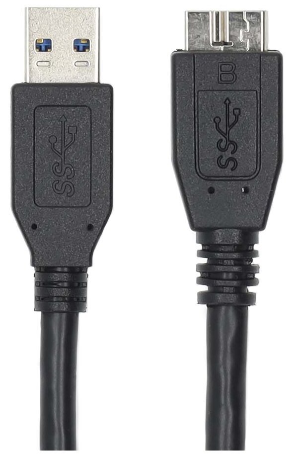NEDIS kabel USB 3.0/ zástrčka USB-A - zástrčka USB-Micro B/ černý/ bulk/ 50cm