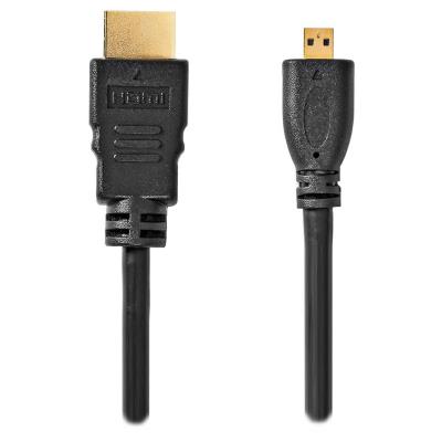 NEDIS High Speed HDMI 1.4 kabel s ethernetem/ 4K@30Hz/ zlacené konektory HDMI-micro HDMI/ černý/ box/ 2m