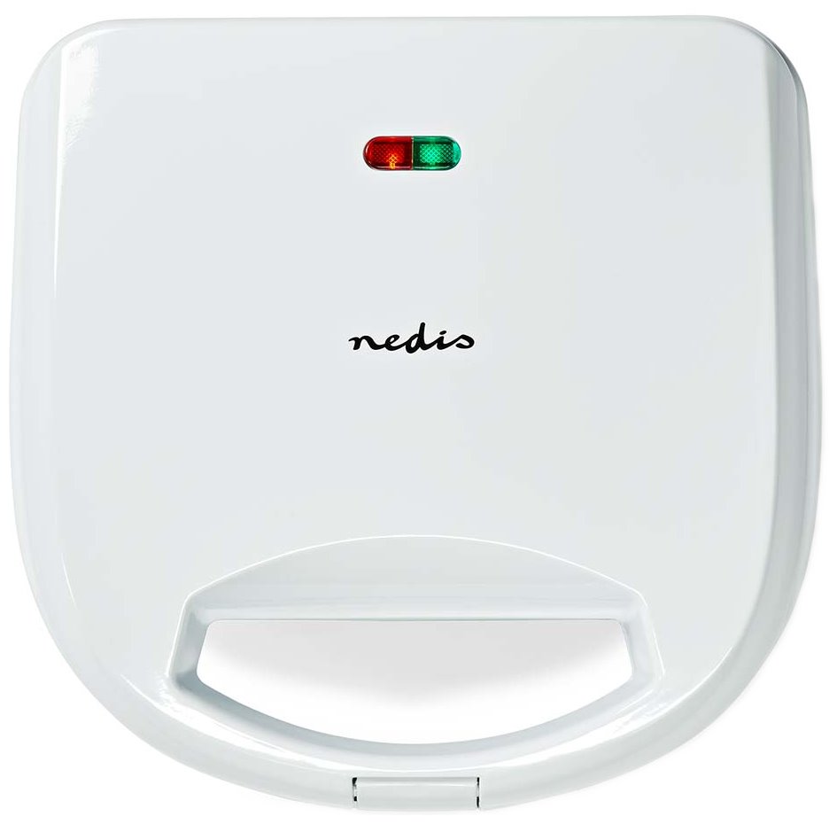 NEDIS toustovač/ spotřeba 700 W/ velikost desky 20,5 x 12 cm/ plast/ bílý