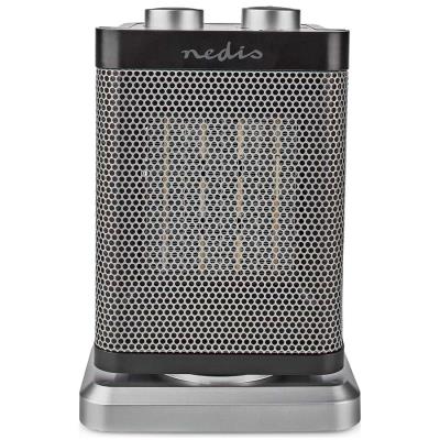 NEDIS keramický horkovzdušný ventilátor PTC/ termostat/ spotřeba 1500 W/ 2 tepelné režimy/ ochrana proti převrácení