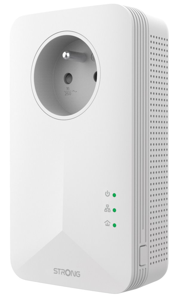 STRONG sada 2 adaptérů Powerline 1000 WF DUO FRV2/ Powerline 1000 Mbit/s/ Wi-Fi 1200 Mbit/s/ 2x LAN/ bílý